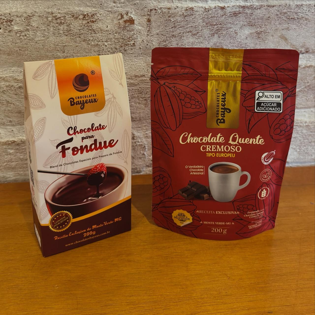 Chocolate para Fondue Bayeux 200g — blend de chocolates especiais